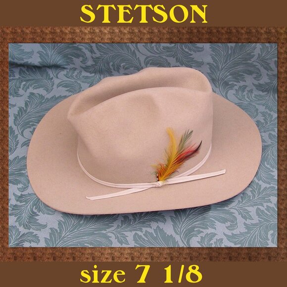 Vintage (new) men's STETSON cowboy hat - Picture 1 of 16